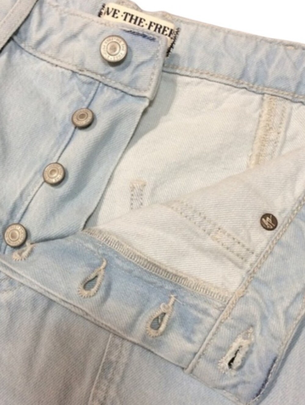 NWT Free People Beginners Luck Low Rise Slouch Short size 31 - Picture 5 of 8